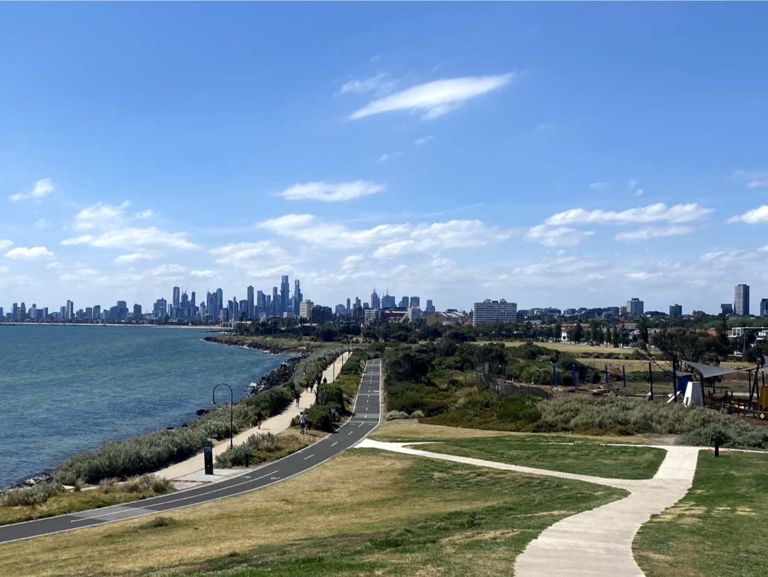 Melbourne Bayside walkway