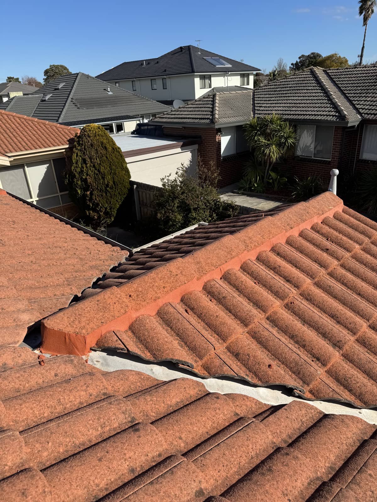 ridge cap repointing melbourne home