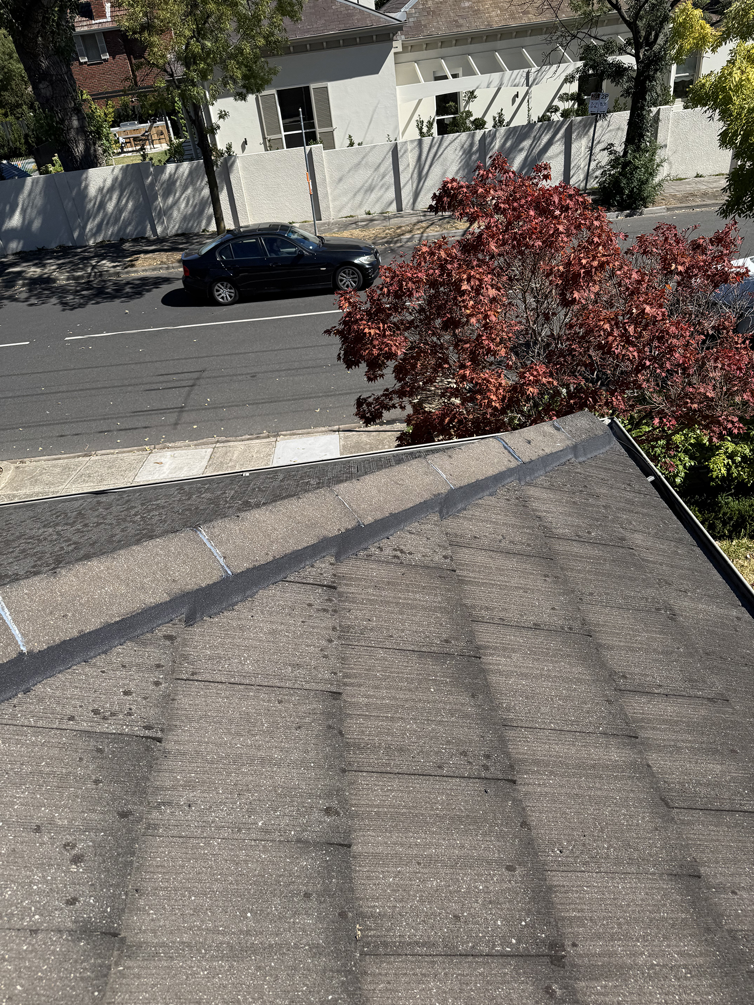 roof rebedding and repointing work