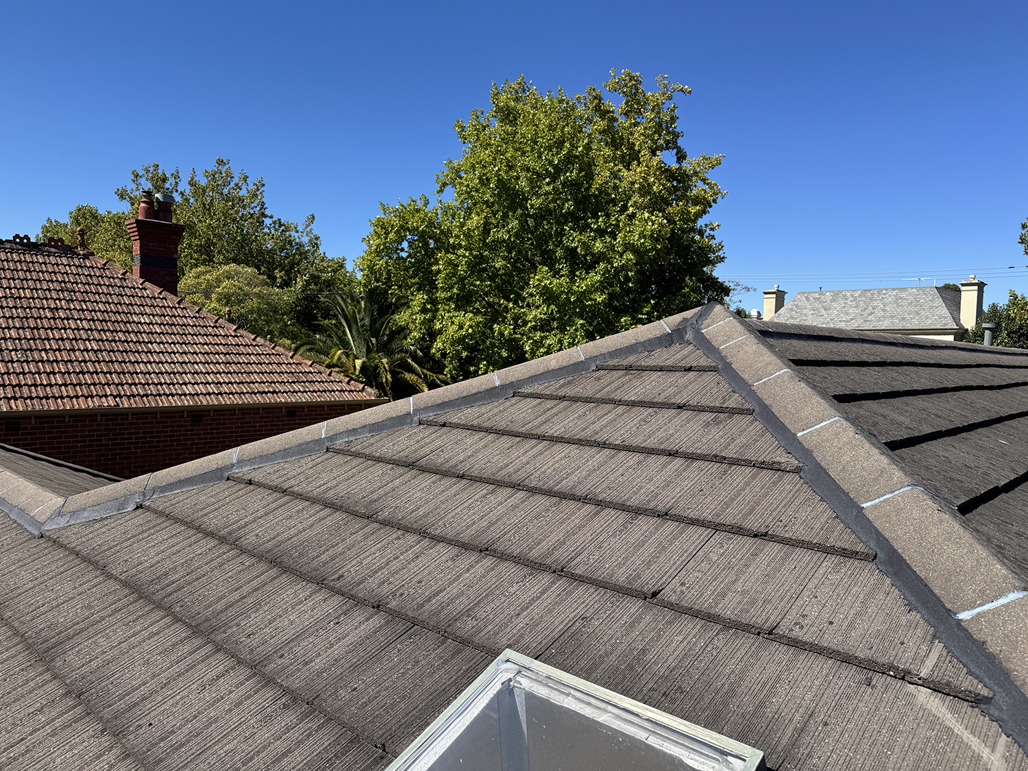 concrete tile ridge cap repairs