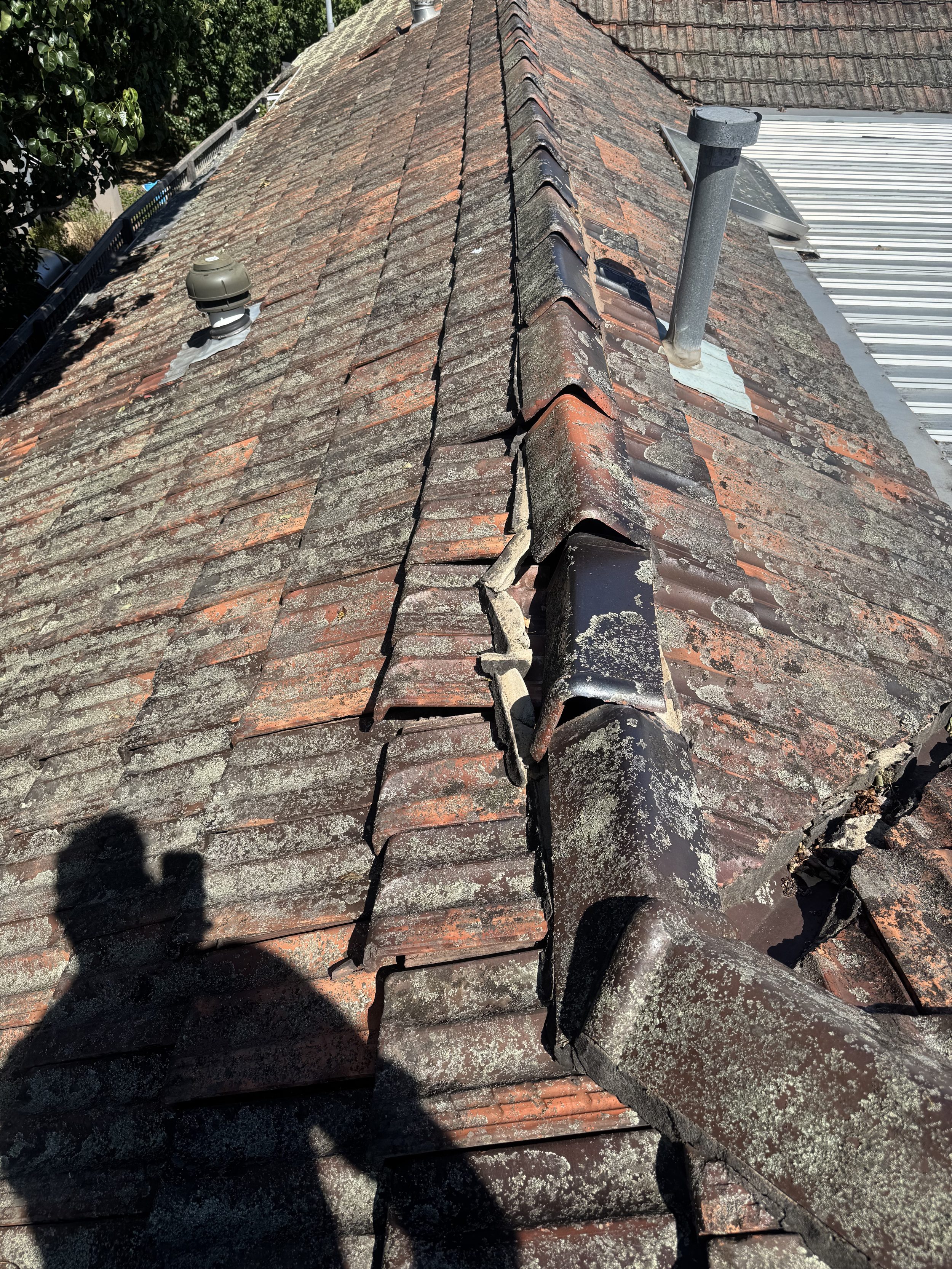warning signs ridge tiles need repointing melbourne