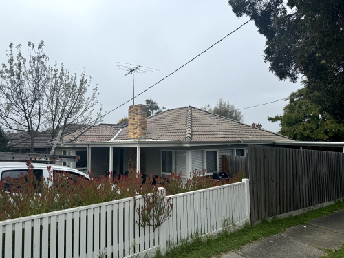 concrete roof in need of painting melbourne